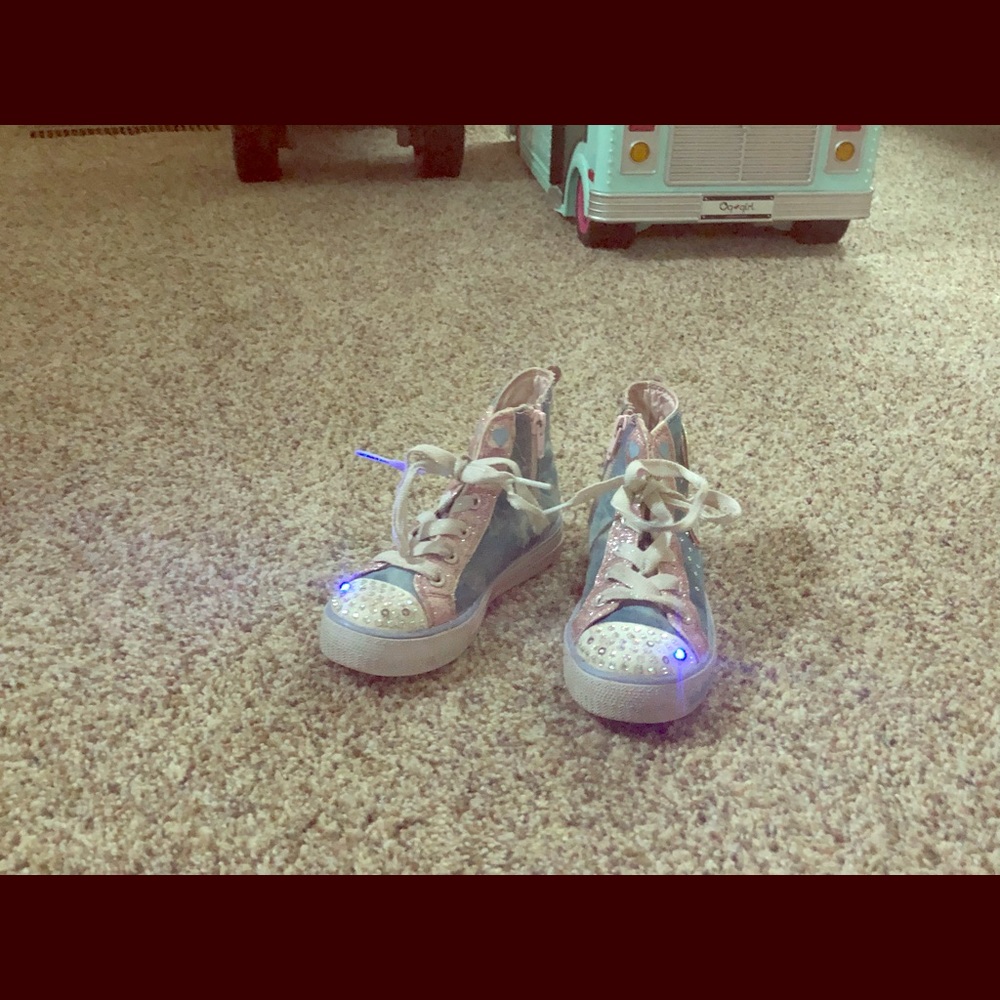 Sketchers Twinkle toes high tops